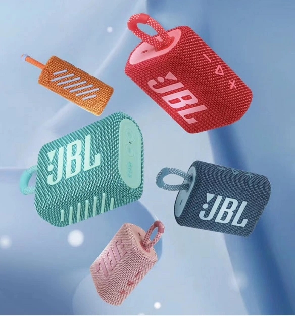 JBL - GO3 Portable Waterproof Wireless Speaker - Black