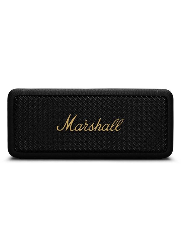 Marshall Emberton II Portable Bluetooth Speaker, Black & Brass  / Cream