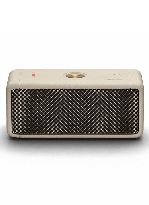 Marshall Emberton II Portable Bluetooth Speaker, Black & Brass  / Cream