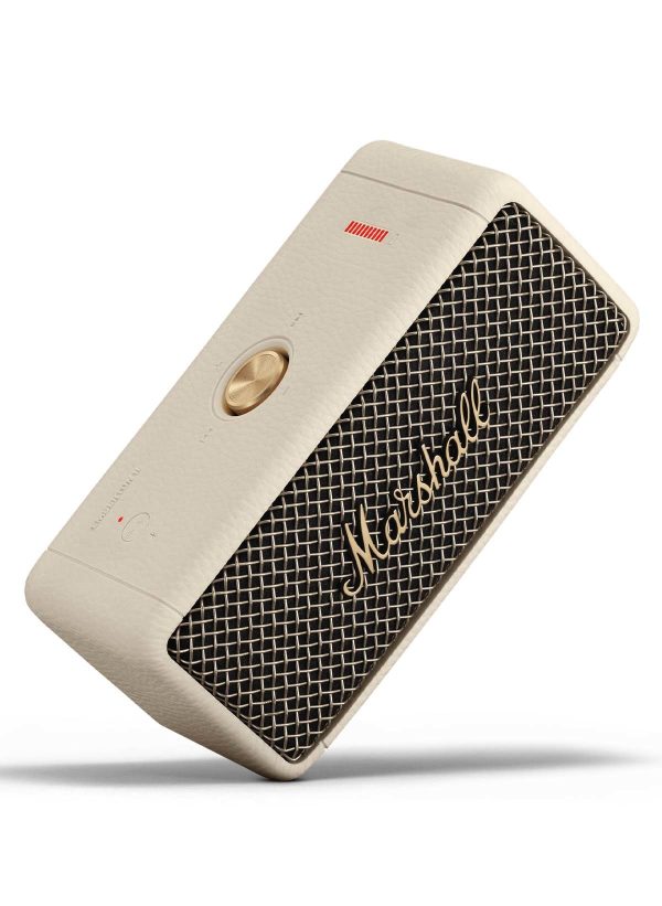 Marshall Emberton II Portable Bluetooth Speaker, Black & Brass  / Cream