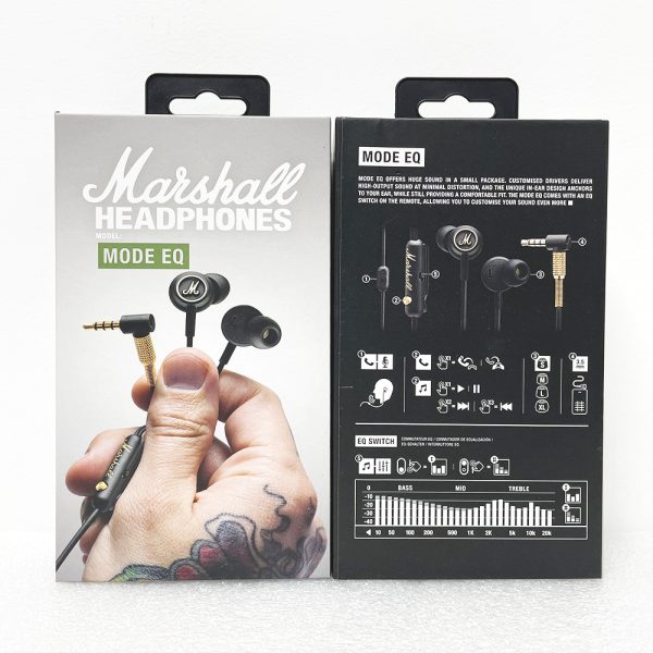 Marshall Mode EQ Earphone Headphones In-Ear Earbuds Microphone Remote