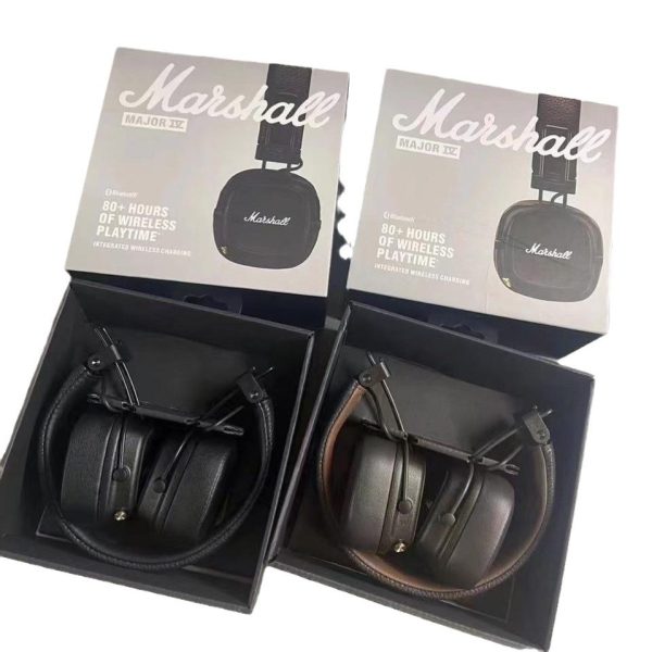 Marshall Major IV Bluetooth Headphones, Black or Brown Optional